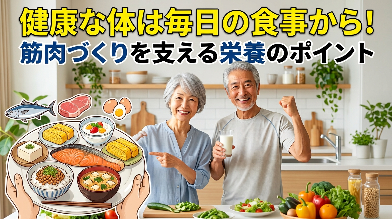 健康な体は毎日の食事から！筋肉づくりを支える栄養のポイントサムネイル
